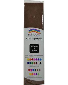 Crepe Paper - Dark Brown