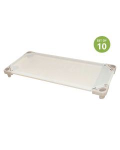 ABC Stacking Bed Beige Set of 10