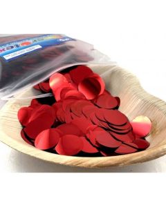 Confetti Metallic 2.3cm Red 250g