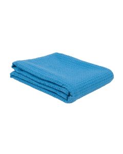Cotton Thermal Blanket - Blue