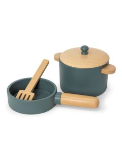 Wooden Pot and Pan Set