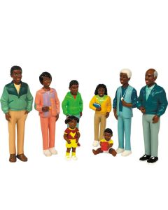 Miniland Figures African Family 8 Pcs
