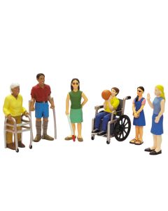 Miniland Figures Inclusion Family  6 Pcs