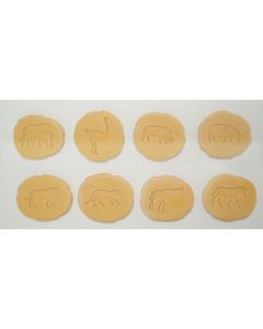 Let's Investigate Safari Footprints Pack of 8