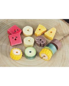 Sensory Play Stones Threading Kebabs Set of 12