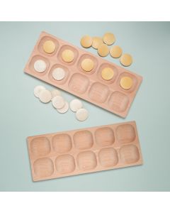 Two-Tone Counting Stones and Two 10 Frame Trays Kit