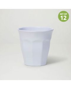Classic White Melamine Tumbler 260ml Set of 12