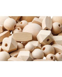 Beads Wooden Natural Assorted