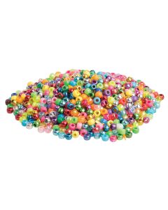Beads Pony Assorted 250g