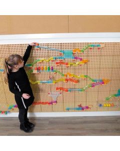 STEM Wall Kinetic Ball TraX 209 Pc