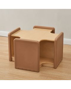 Soft Edge Toddler Shelving 4 Way Connecting Unit 430H
