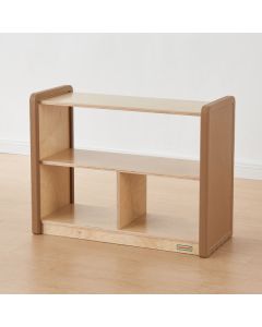 Soft Edge Toddler 3 Compartment Shelving Unit Open Back 820L x 630H