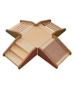 Soft Edge Climber Platform Ramps and Stairs Set of 5