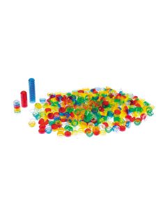 TickiT Translucent Stackable Counters Pack of 500