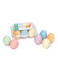 Chalk Egg Easi-Grip Pk6