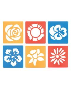Flower Stencils 6s