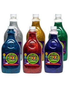 Glitter Paint Enviro 2L Set of 6