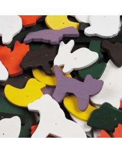 Hammer-It Farm Wooden Shapes Set of 150 