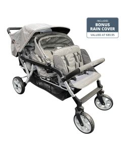Familidoo Lidoo Bus 6 Seater Stroller Grey