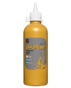 Liquitemp Metallic Paint Gold 500ml