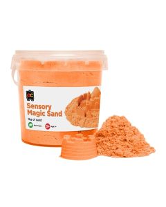Sensory Magic Sand 1Kg Tub Orange