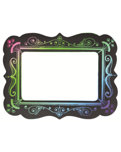 Scratch Art Photo Frame Pre cut magnetic Frame Pk10