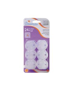Safety Outlet Plugs Pack of 24