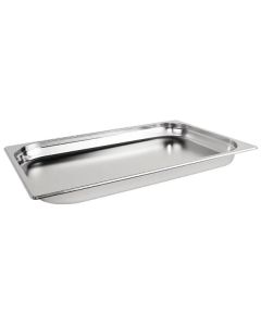 Vogue Stainless Steel 1/1 Gastronorm Tray 40mm