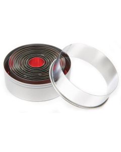 Vogue Round Plain Pastry Cutter Set