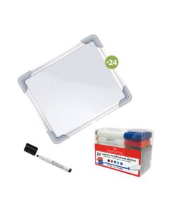 Whiteboard Magnetic and Connector Whiteboard Markers Assorted Set of 24