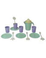 Plasto "I AM GREEN" Dinner set for 4 includes 14 pieces