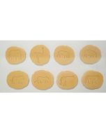 Let's Investigate Safari Footprints Pack of 8