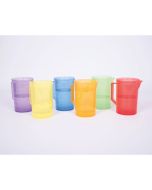 TickiT Translucent Colour Jug Set of 6