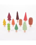 TickiT Seasonal Woodland Trees Pack of 10