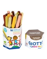 Giotto Turbo Maxi Skin Tones Pot of 16