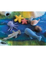 Felt Estuary and Sea Animal Set of 8