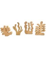 Wooden Sea Grass Set of 4