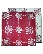 Journeys Aboriginal Design Recycled Mat 2.7 x 2.7m