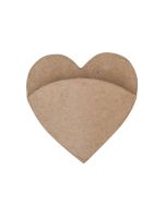 Paper Mache Heart Set of 6