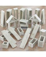 Giant Outdoor Wooden Hollow Blocks Set of 30