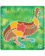 Aboriginal Art Emu Puzzle