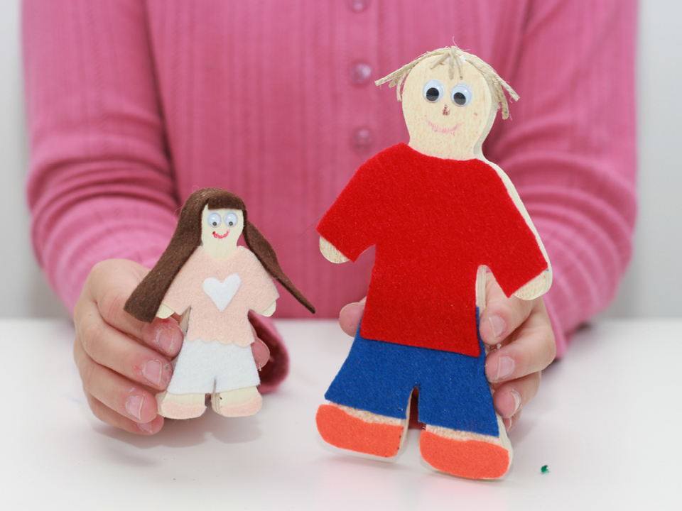 Wooden People: A Creative Bonding Activity for Little Hands